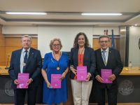 De izda. a dcha.: Santiago Andrs, Carmen Palos, Raquel Garca e Ignacio  Andrs. 