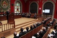 El acto se celebr en el Paraninfo de la Universidad de Zaragoza